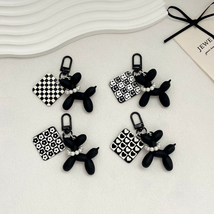 Creative Balloon Dog Charm Keychain Bowlift