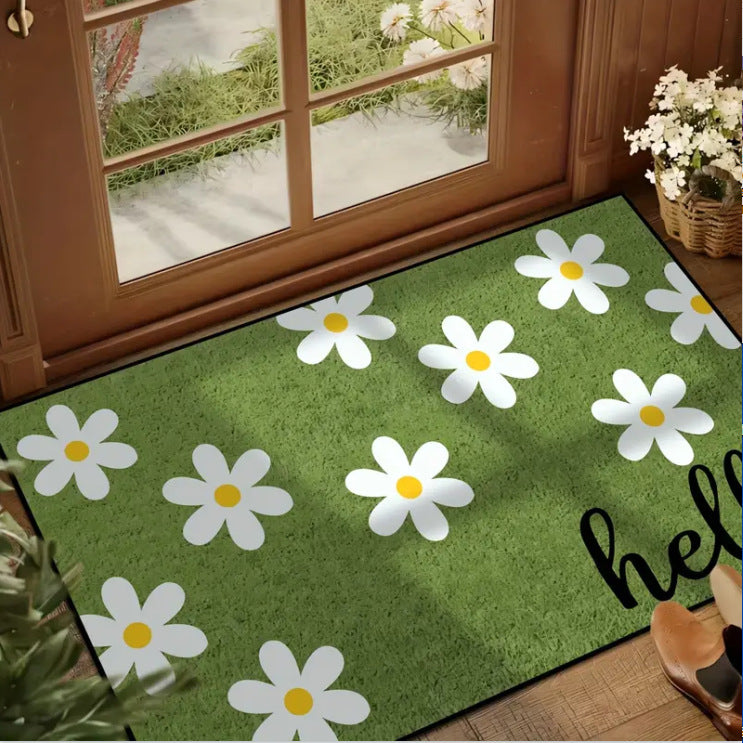 Decorative Floral Area Mat Bowlift