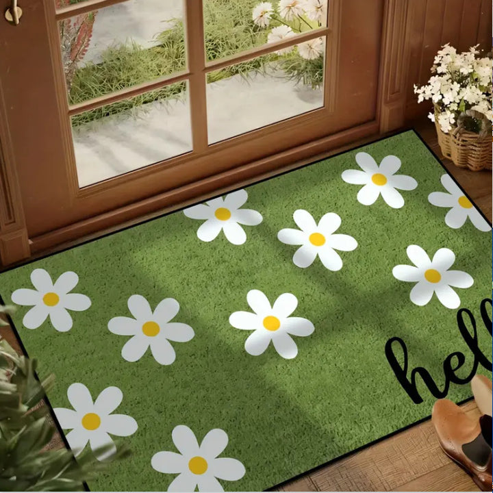 Decorative Floral Area Mat Bowlift