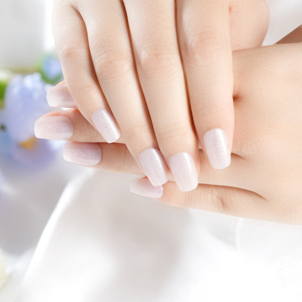 Sparkling Press-On Nail Set Bowlift