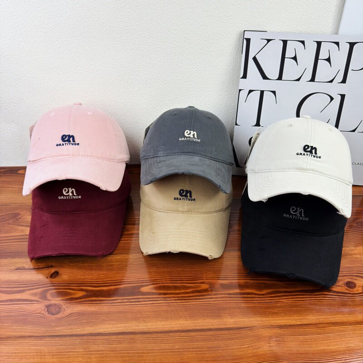Women's Relaxed Cotton Embroidered Baseball Cap Bowlift