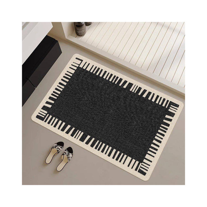 Stylish Geometric Patterned Bath Runner Bowlift