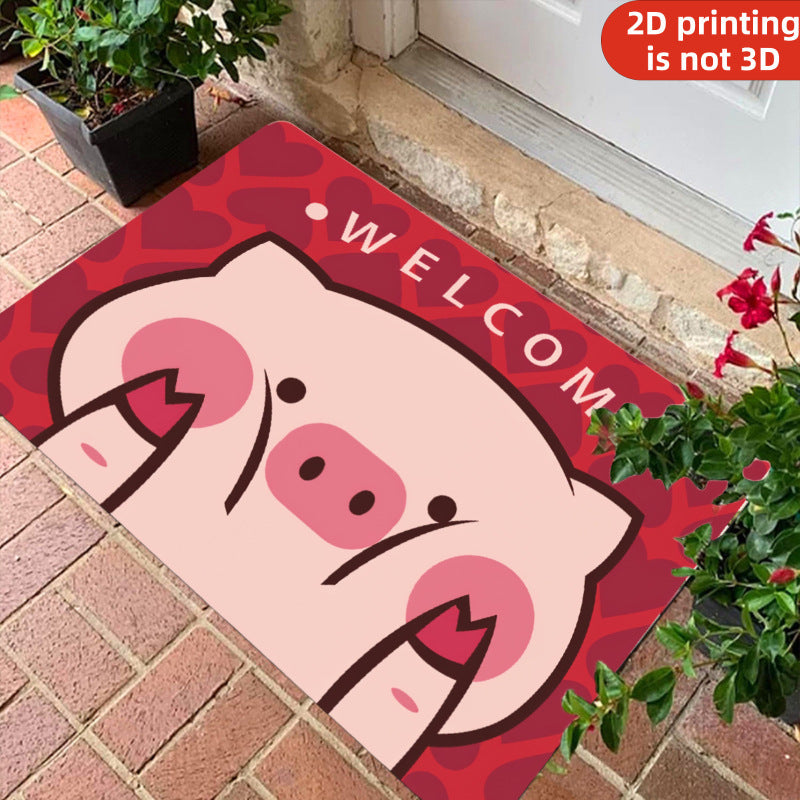 Cat-Themed Decorative Doormat Bowlift