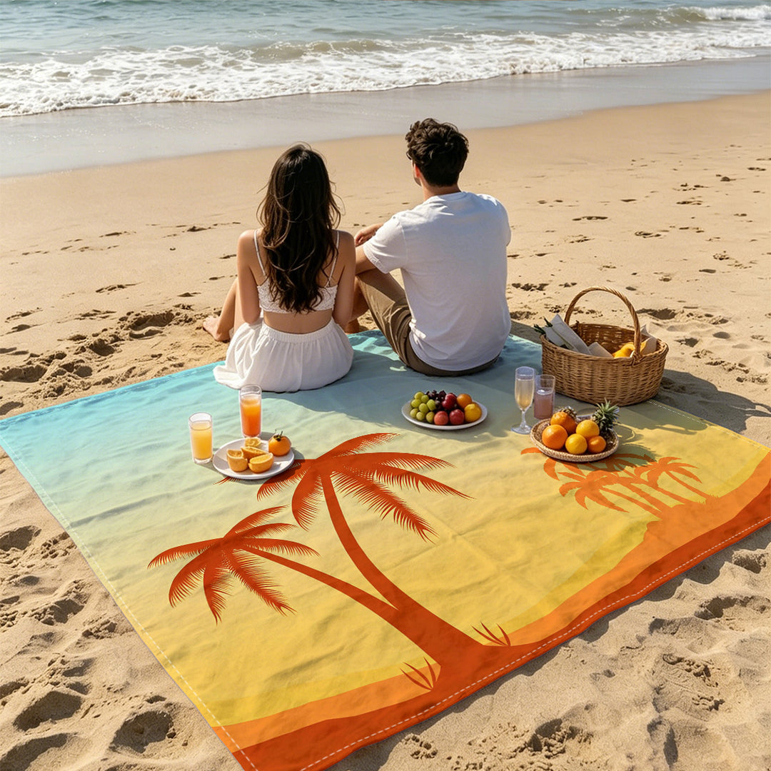 Mandala Design Beach Mat Bowlift
