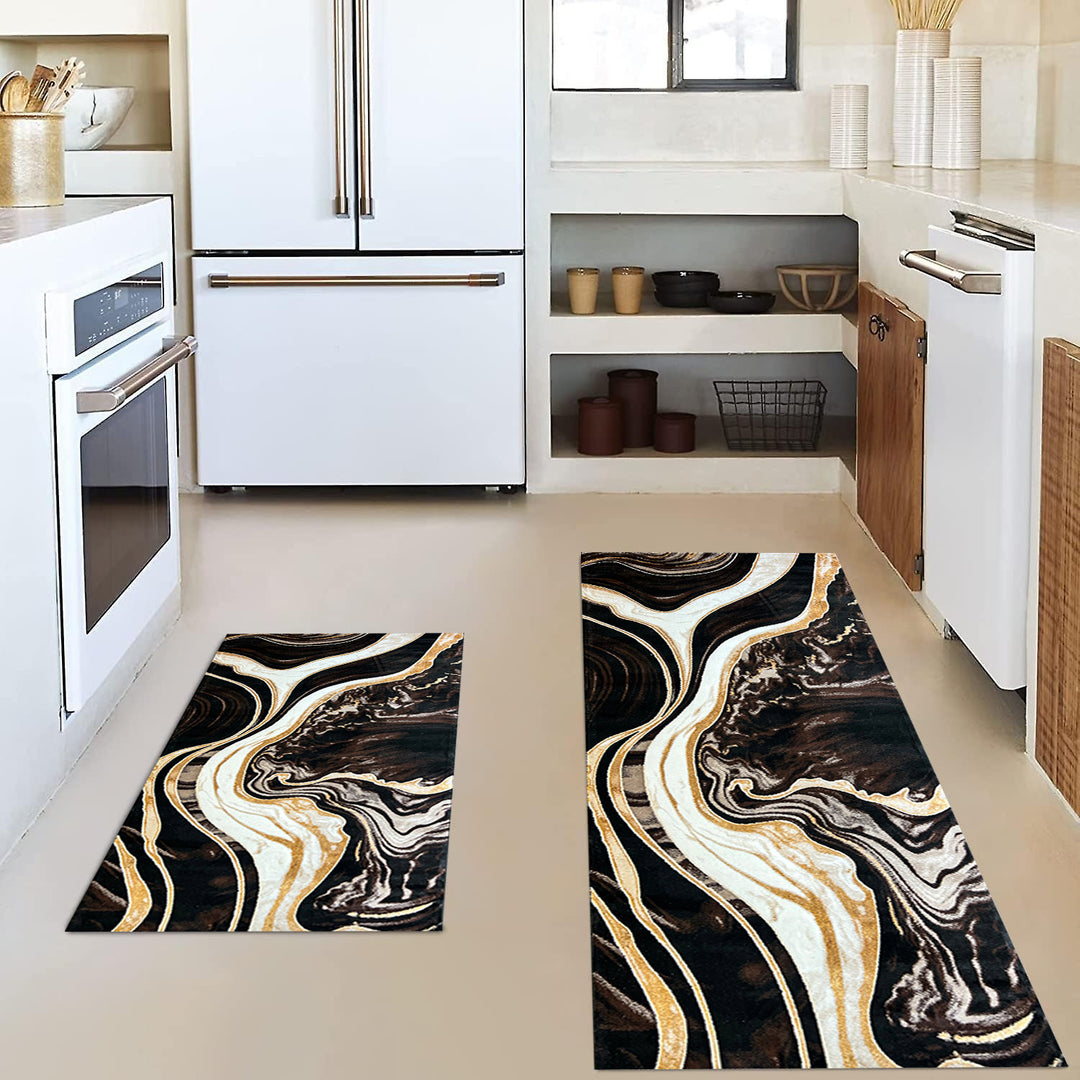 Vintage-Inspired Kitchen Mat Set Bowlift