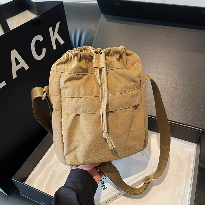 Casual Drawstring Bucket Bag Bowlift