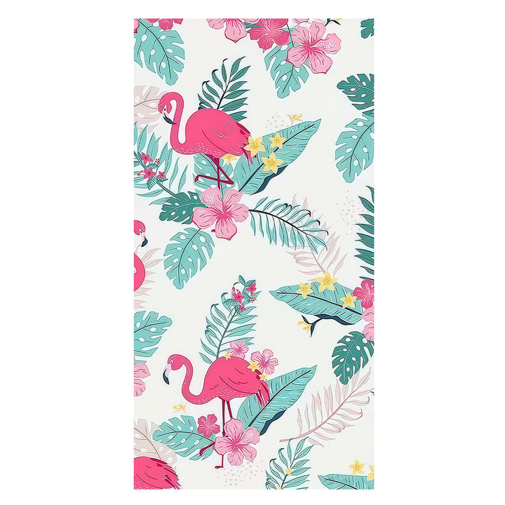 Oversized Microfiber Beach Towel With Retro Daisy Pattern And Quick-Dry Lightweight Weave