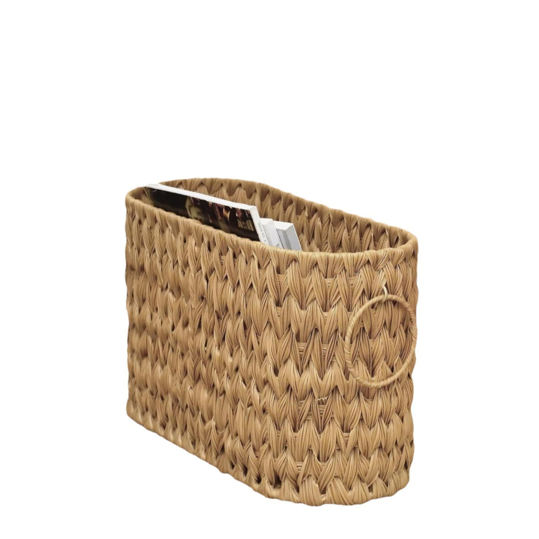 Handwoven Seagrass Storage Basket Bowlift