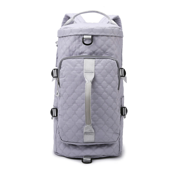 Quilted Multi-Functional Travel Backpack Bowlift