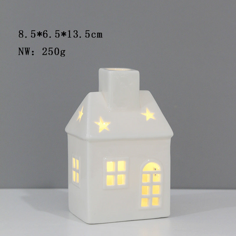 Ceramic House-Shaped Tea Light Holder Bowlift