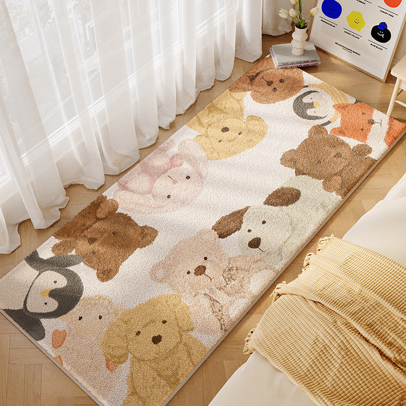Playful Animal-Themed Runner Mat Bowlift