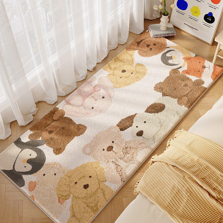 Playful Animal-Themed Runner Mat Bowlift