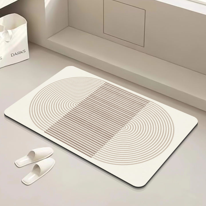 Modern Geometric Bath Mat Bowlift