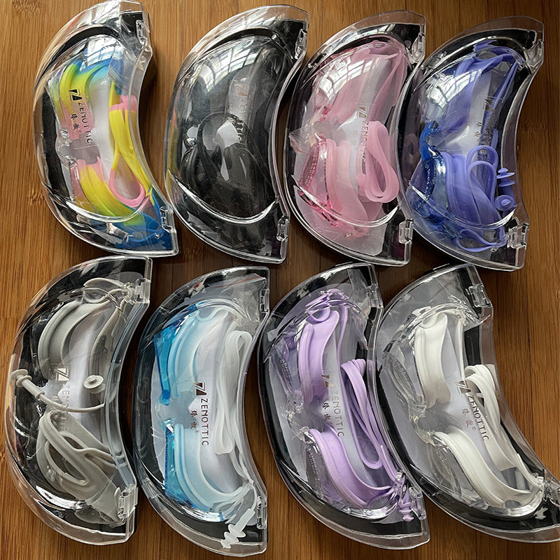 Versatile Swim Goggles with Adjustable Straps Bowlift