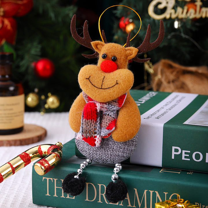 Decorative Christmas reindeer made of felt Bowlift