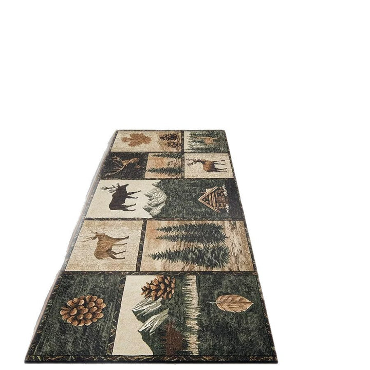 Rustic Outdoor Adventure Area Mat Bowlift