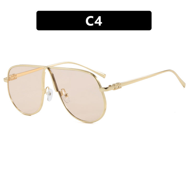 Women's pilot sunglasses with high-quality metal frame and polarized lenses Bowlift