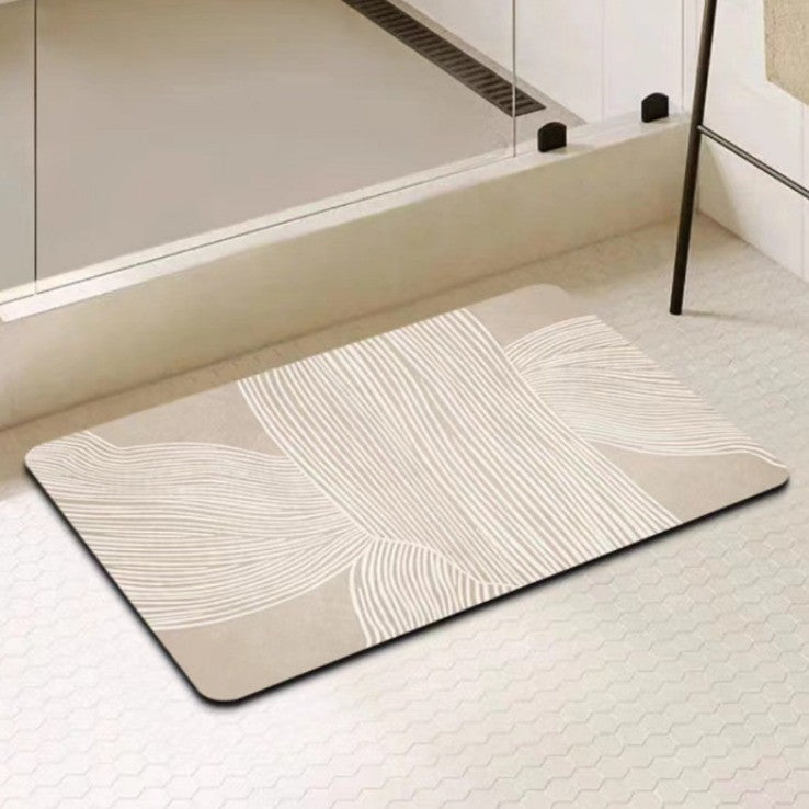 Modern Geometric Bath Mat Bowlift