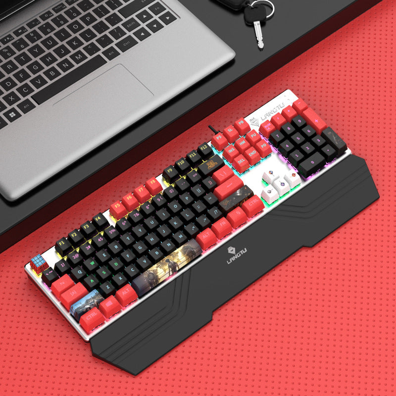 Ergonomic RGB Mechanical Gaming Keyboard Bowlift