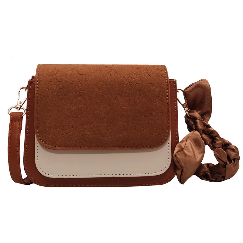 Chic Textured Mini Crossbody Bag Bowlift