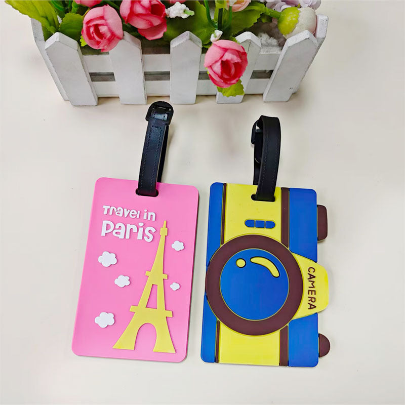 Unisex Luggage Tag in Creative Eiffel Tower Design Bowlift