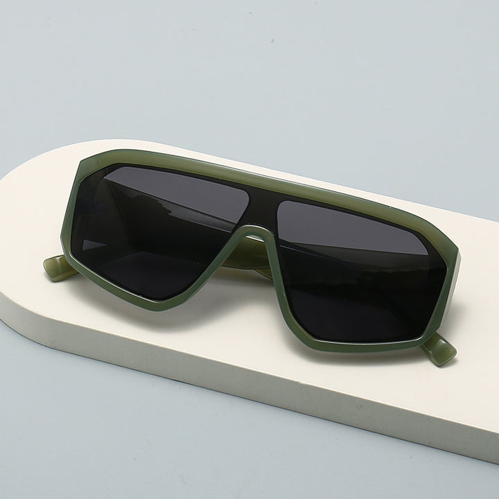 Men's Futuristic Oversized Shield Sunglasses Bowlift