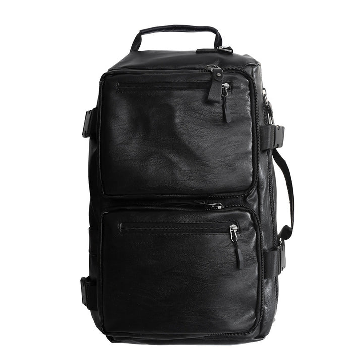 Multi-Functional Leather Weekend Bag Bowlift