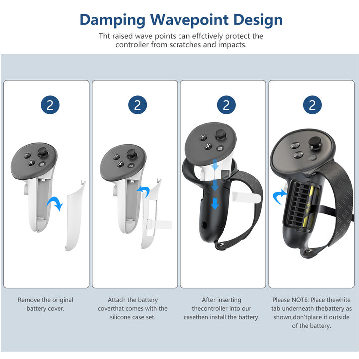 Ergonomic VR Controller Holders with Improved Grips Bowlift