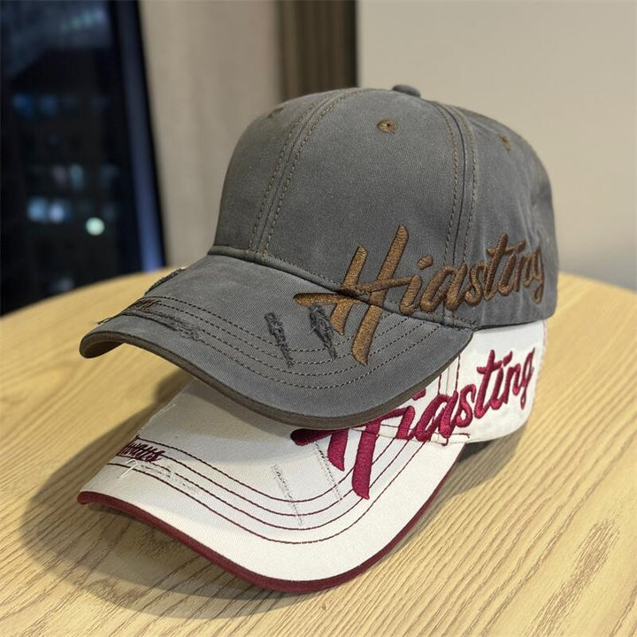 Men's Distressed Cotton Baseball Cap Bowlift 1784270668