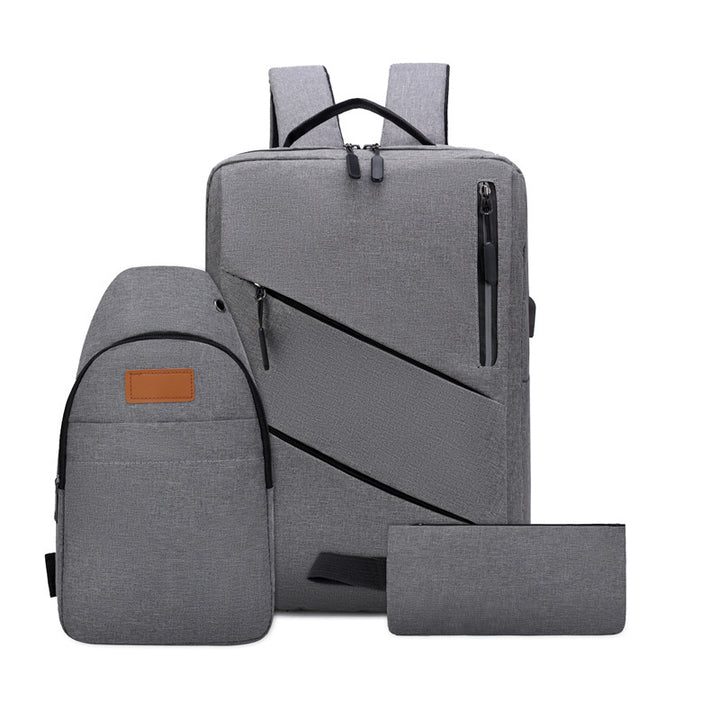 Multi-Compartment Sleek Backpack Set Bowlift