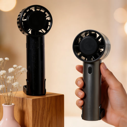 Women's Portable Hand Fan with Stylish Design and USB Charging Function Bowlift