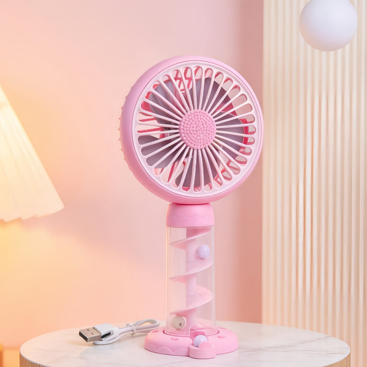 Ladies portable USB table fan Bowlift