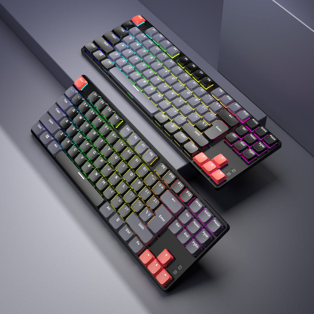 Compact RGB Mechanical Gaming Keyboard Bowlift