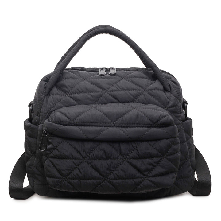 Shoulder bag with padded inner compartments Bowlift