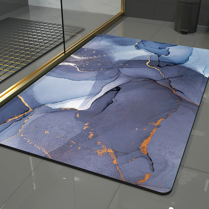 Abstract Wave Pattern Area Mat Bowlift