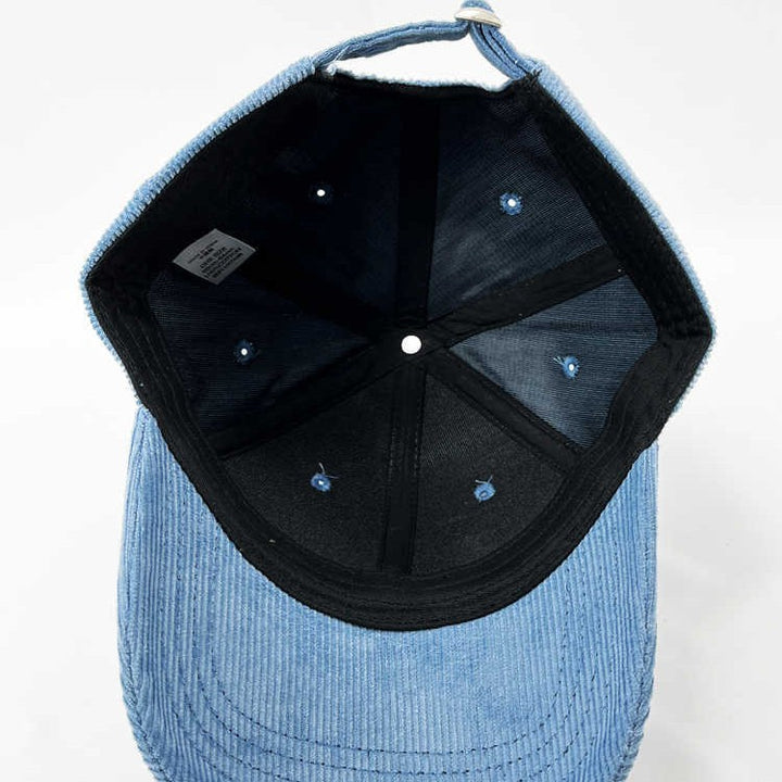 Men's Corduroy Graphic Baseball Cap Bowlift