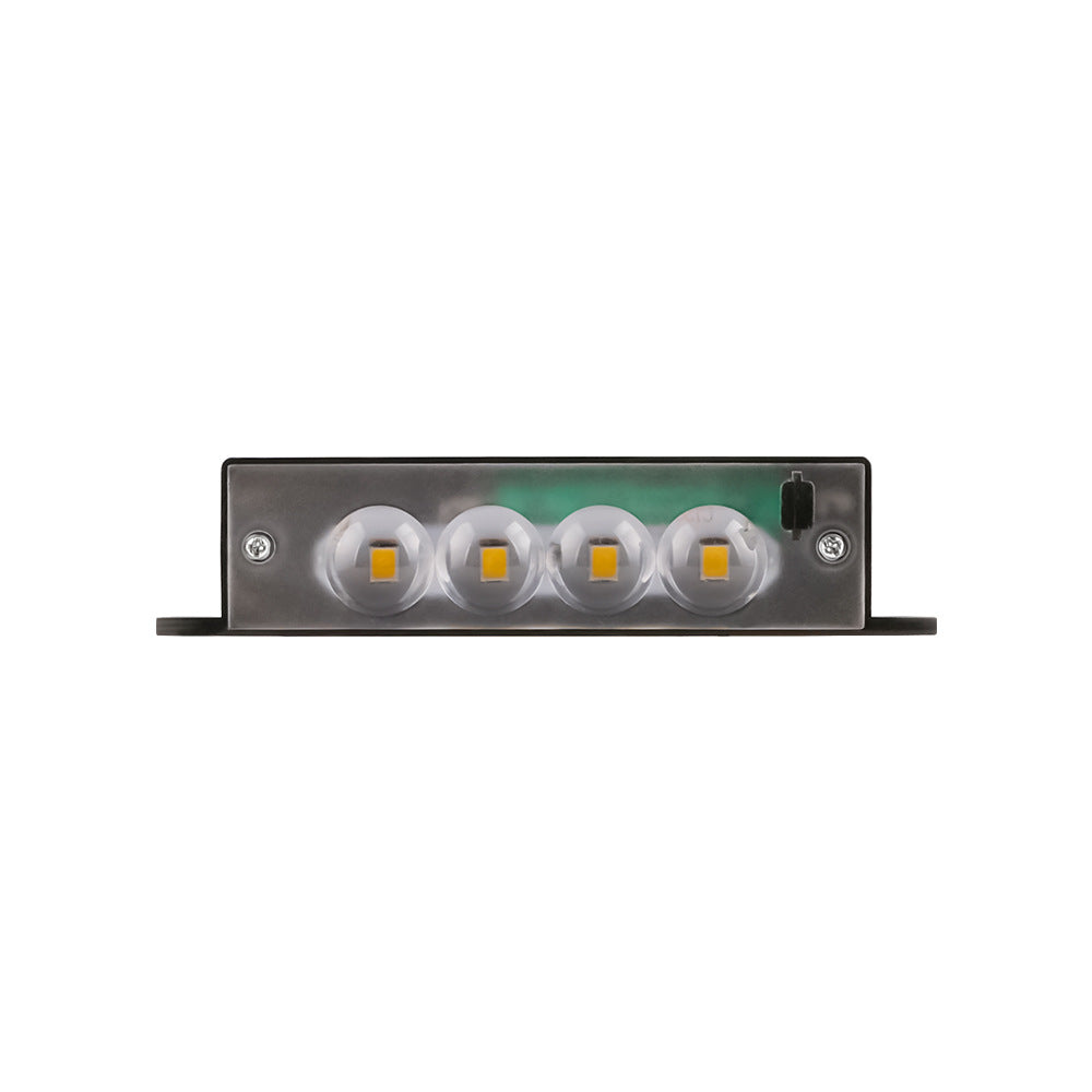 Compact Solar Motion-Sensor LED Wall Light For Outdoor Steps And Fences Bowlift