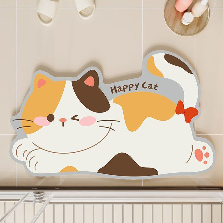 Cute Panda Shaped Bath Mat