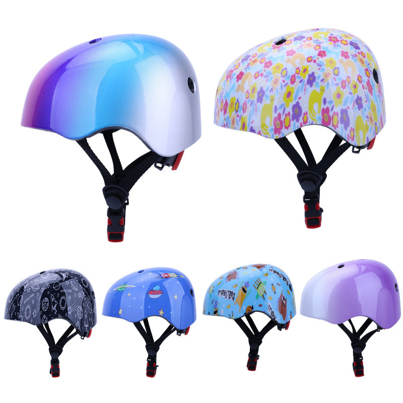Children's Space-Themed Safety Helmet Bowlift