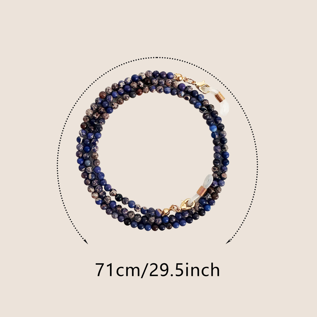 Multi-Layered Bead Eyewear Chain Bowlift