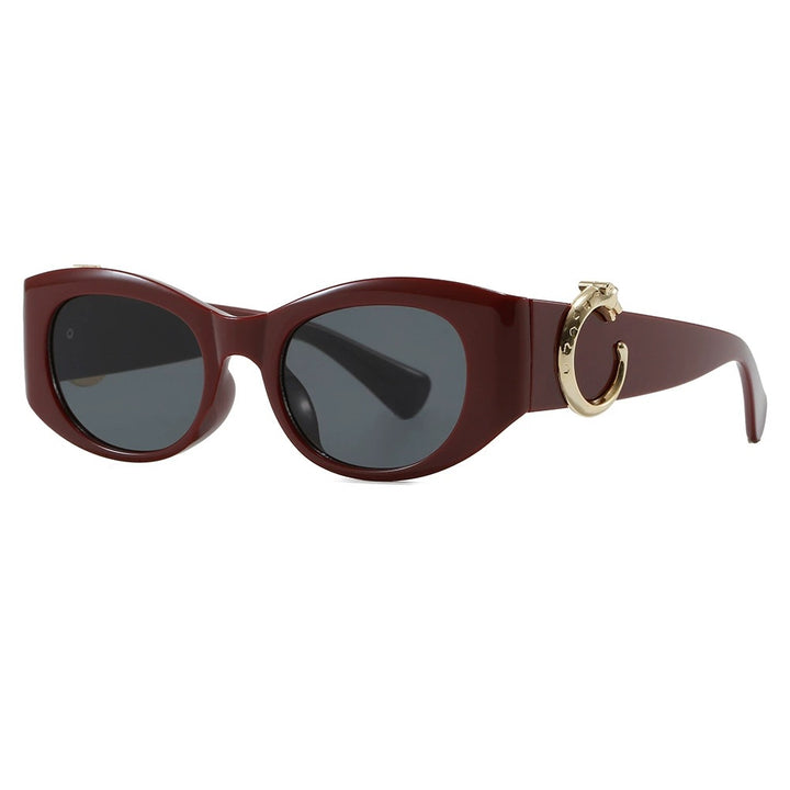 Women's elegant Cat-Eye sunglasses with golden details Bowlift