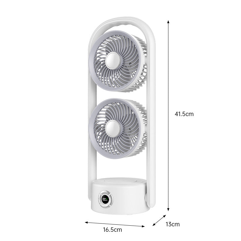 Unisex portable dual fan Bowlift