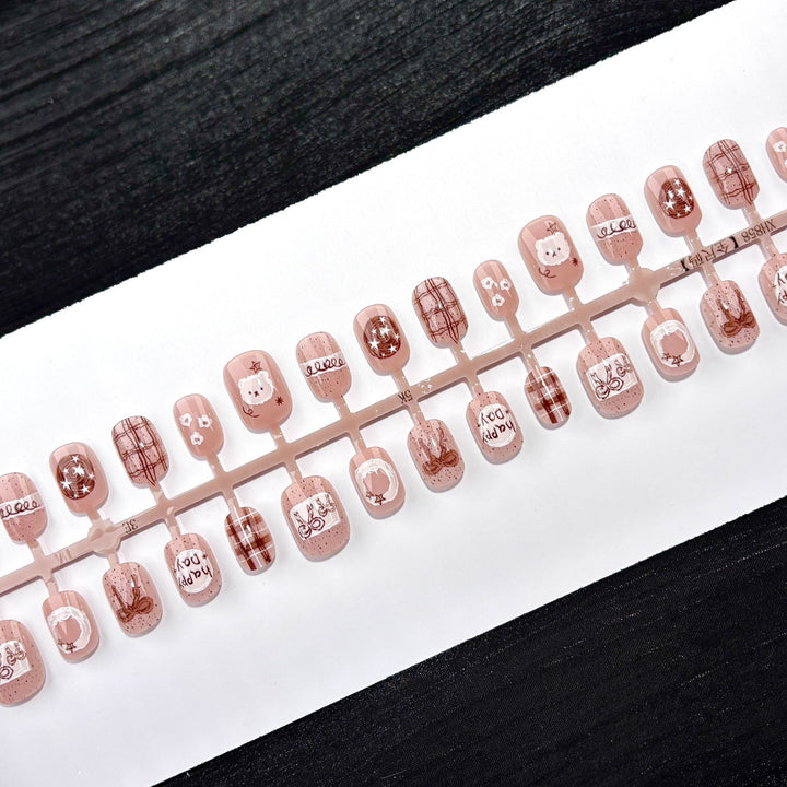 Themed Artistic Press-On Nail Set