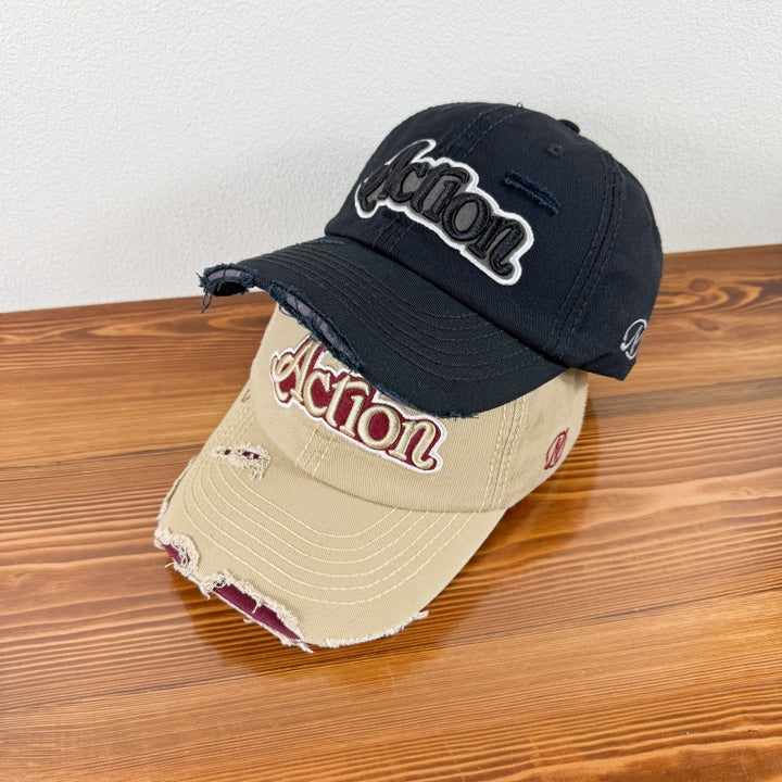 Men's Distressed Graphic Baseball Cap Bowlift 1784270841