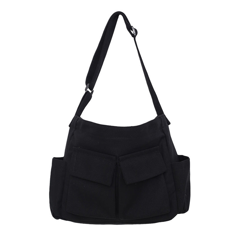Multi-Pocket Casual Shoulder Bag Bowlift