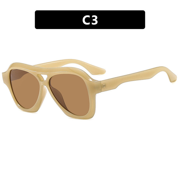 Women's fashionable sunglasses with unique design and protective UV filter Bowlift