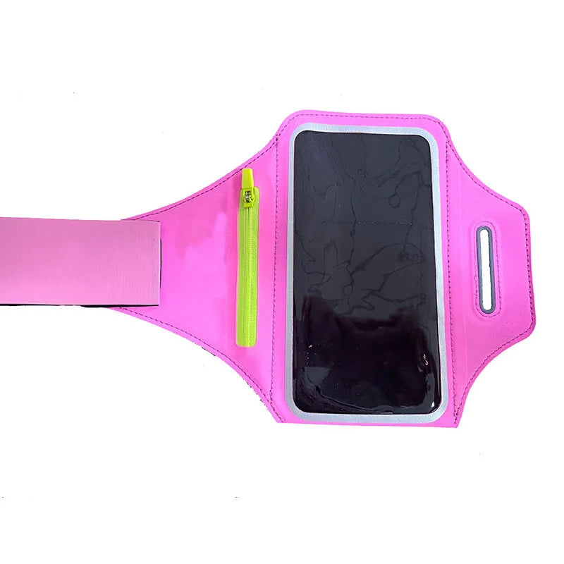 BowLift | Adjustable Running Phone Holder with Earbud Compartment – Suitable for Arm Circumference of 26-42 cm, Compatible with iPhone and Galaxy