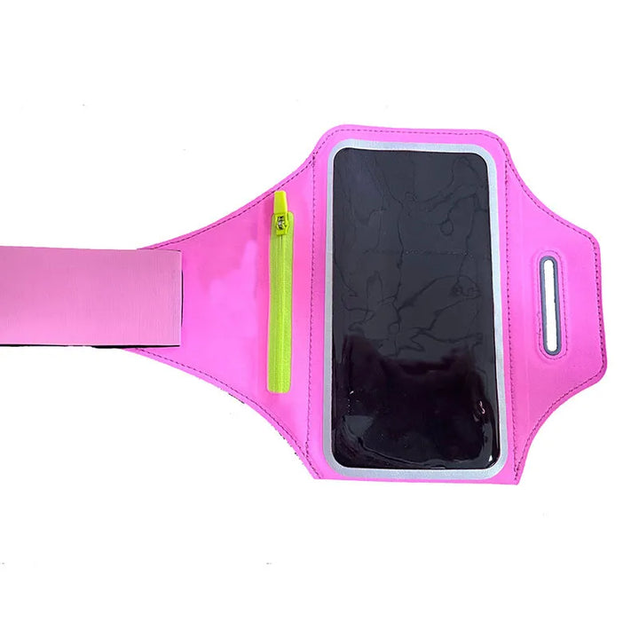 BowLift | Adjustable Running Phone Holder with Earbud Compartment – Suitable for Arm Circumference of 26-42 cm, Compatible with iPhone and Galaxy