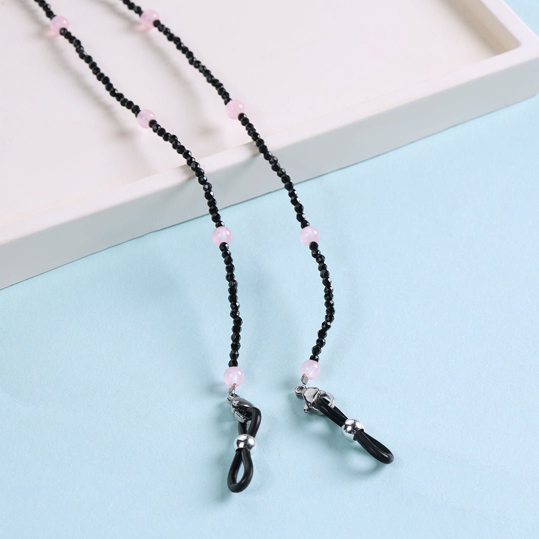 Stylish Beaded Eyewear Retainer Bowlift