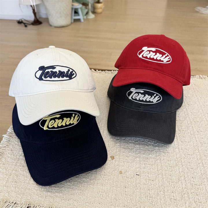 Men's Sports Cap with Tennis Graphic Bowlift